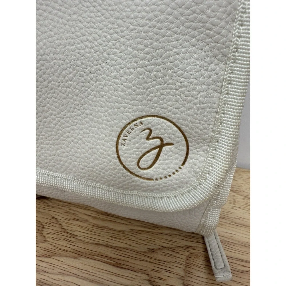 Zaveena Portable Diaper‎ Changing Pad Ivory Pockets Wristlet #52
